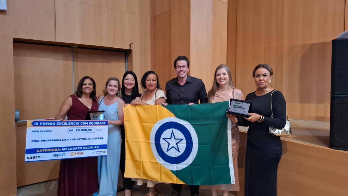 Escolas Maria de Fátima e Cora Coralina colocam Rolim de Moura entre os destaques de Rondônia no Saer
