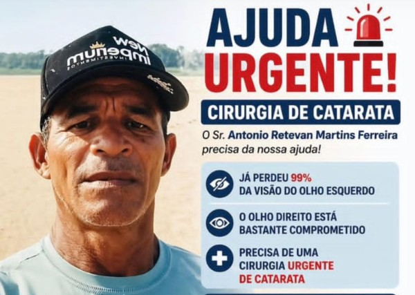 Geral - Campanha tenta salvar visão de condutor de lancha que transporta alunos no Baixo Madeira