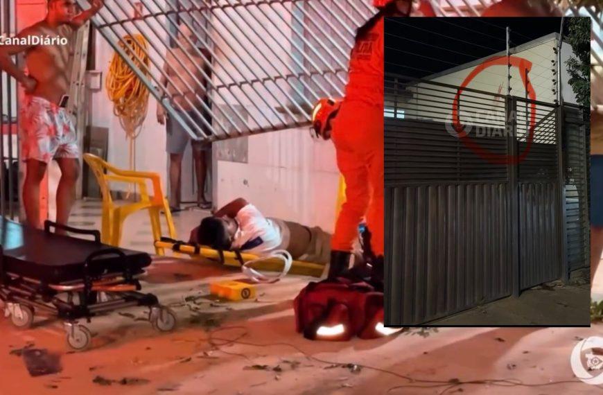 NUNCA VI ISSO - Vídeo mostra acidente em que perna de DJ foi decepada e arremessada por metros em MT; vítima morreu