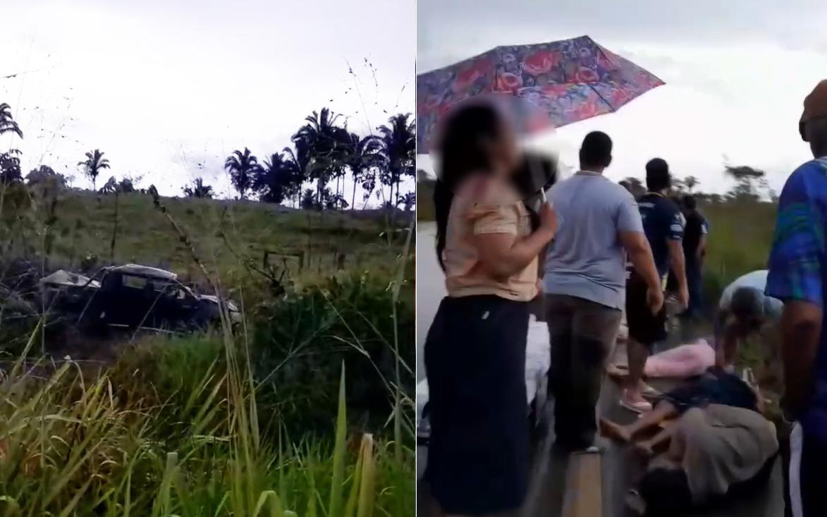 Polícia - Tragédia na BR-364: criança e jovem morrem em capotamento próximo a Extrema