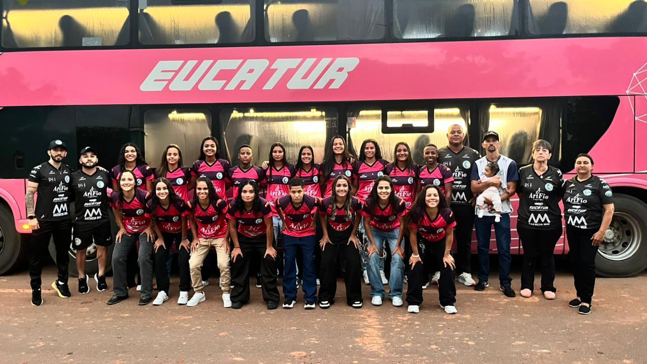 Rumo ao Acre: Rolim de Moura Esporte embarca para duelo contra o Galvez-AC no Brasileiro Feminino Série A3