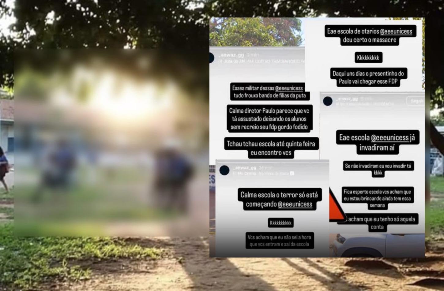 VÍDEO - Novas ameaças de ‘massacre’ voltam a circular e aterrorizam comunidade escolar em Rondonópolis