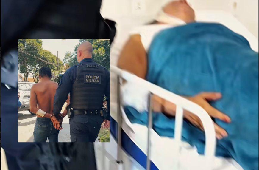 VÍDEO -Sem aceitar o fim, homem ‘enche a cara’, esfaqueia a ex e bate o carro em MT; vídeo forte