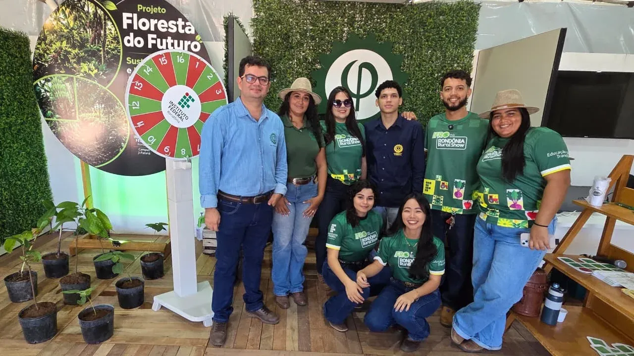 Destaque - IFRO apresenta projeto “Floresta do Futuro” durante a Rondônia Rural Show