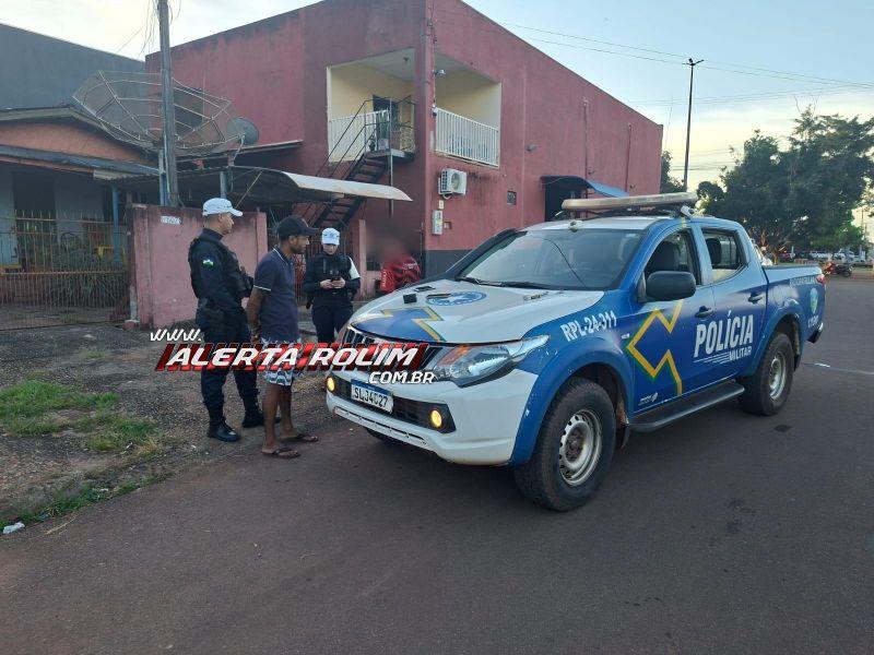 Foragido da Justiça por crime de roubo foi preso pela PTRAN da PM, em Rolim de Moura - vídeo