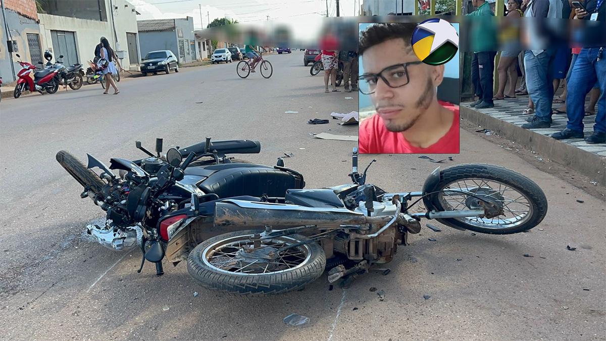 Geral- Colisão entre motocicletas deixa jovem morto e outro gravemente ferido em Porto Velho