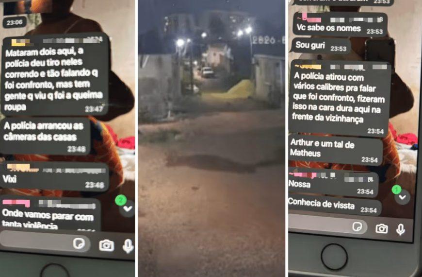 MISTÉRIO - Vídeo mostra PM abordando carro de dupla morta em ‘confronto’ e policial tampando câmera com lanterna em MT
