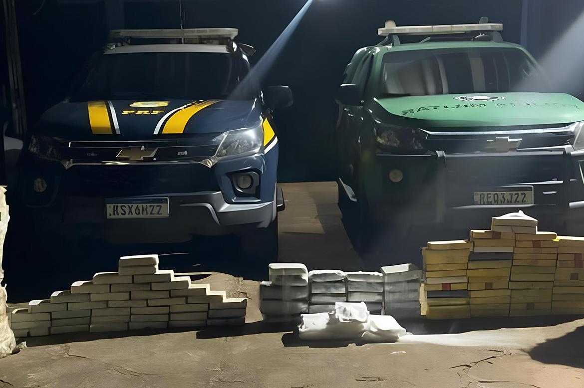 Polícia - BPFRON e PRF apreendem mais de 190 kg de drogas após tentativa de fuga na BR-364 em Porto Velho