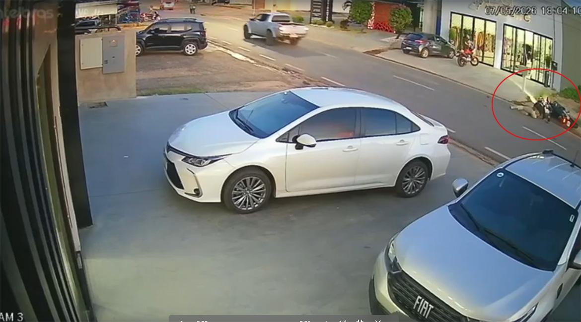 Polícia-Vídeo: motorista é preso após derrubar policial da PRF durante perseguição em Ji-Paraná