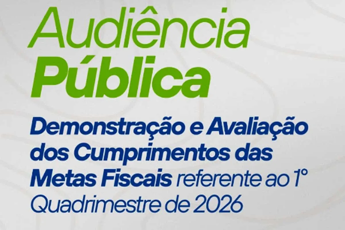 ROLIM DE MOURA - Prefeitura convida população para Audiência Pública referente ao 1º Quadrimestre