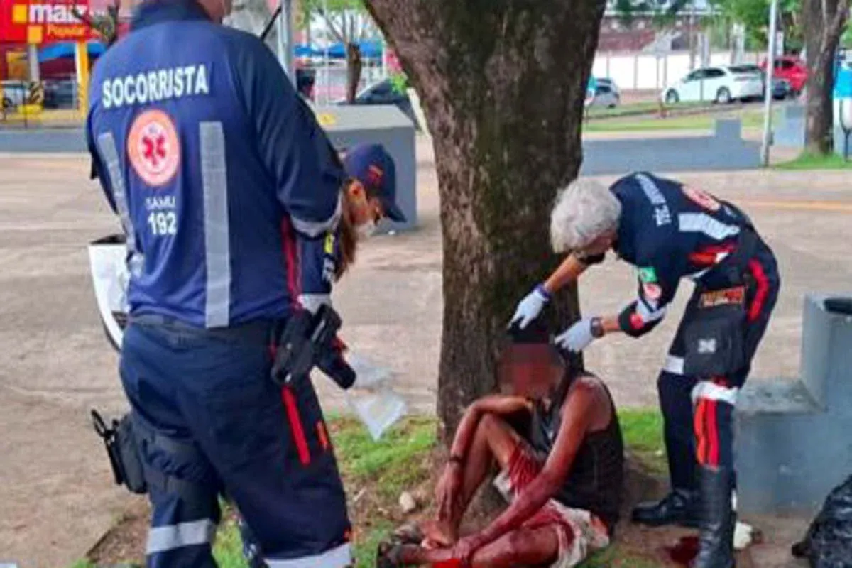 Violencia Homem é atacado a facadas próximo da rodoviária de Porto Velho
