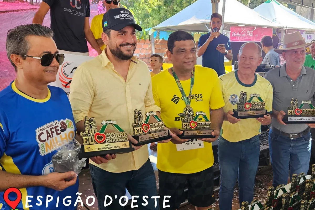 Apoio - Jean Mendonça acompanha 3º Corre Espigão durante programação da Feira Café com Milho e Pomerfest
