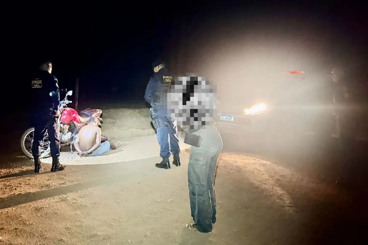 CACOAL - Homem é preso após suspeita de agressão e ameaça contra mulher na zona rural