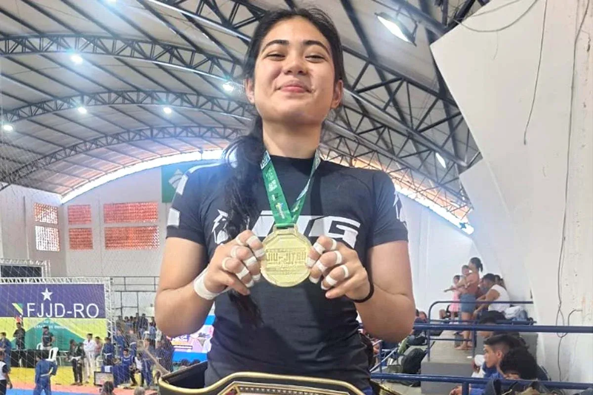 CATEGORIA ABSOLUTO Atleta de Jaru Alice Akaki ganha tudo no Campeonato de Jiu-Jitsu em Nova Brasilândia