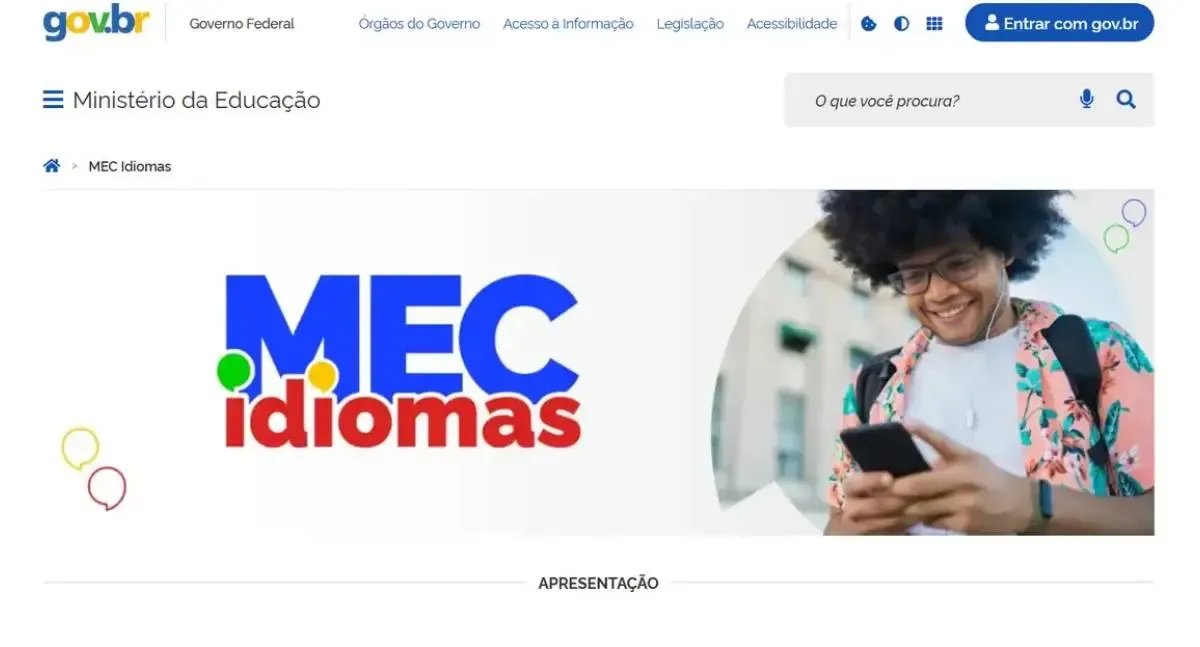 Educação - Ministério da Educação lança plataforma gratuita de idiomas