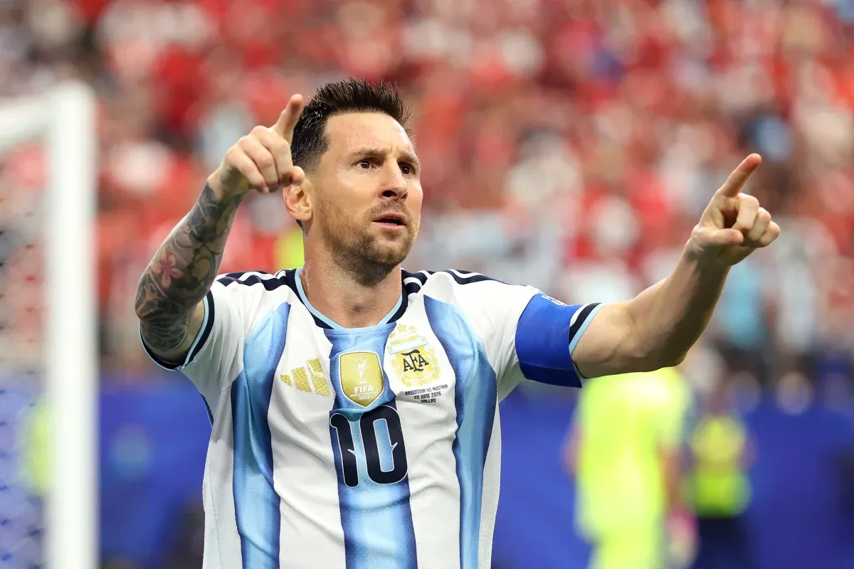 Esportes - Messi faz dois gols, quebra recorde e Argentina vence Áustria na Copa. Vídeo