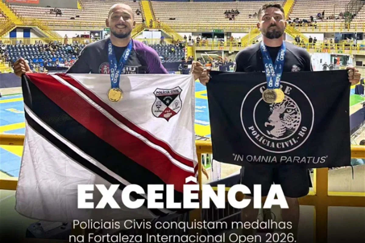 JIU-JITSU - Policiais civis conquistam medalhas no Fortaleza Internacional Open 2026