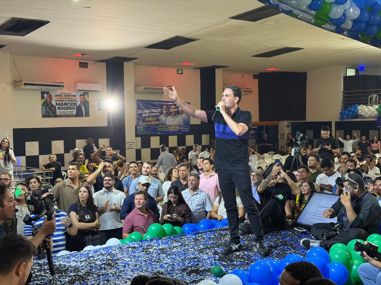 Léo Moraes declara apoio a Marcos Rogério para o Governo de Rondônia