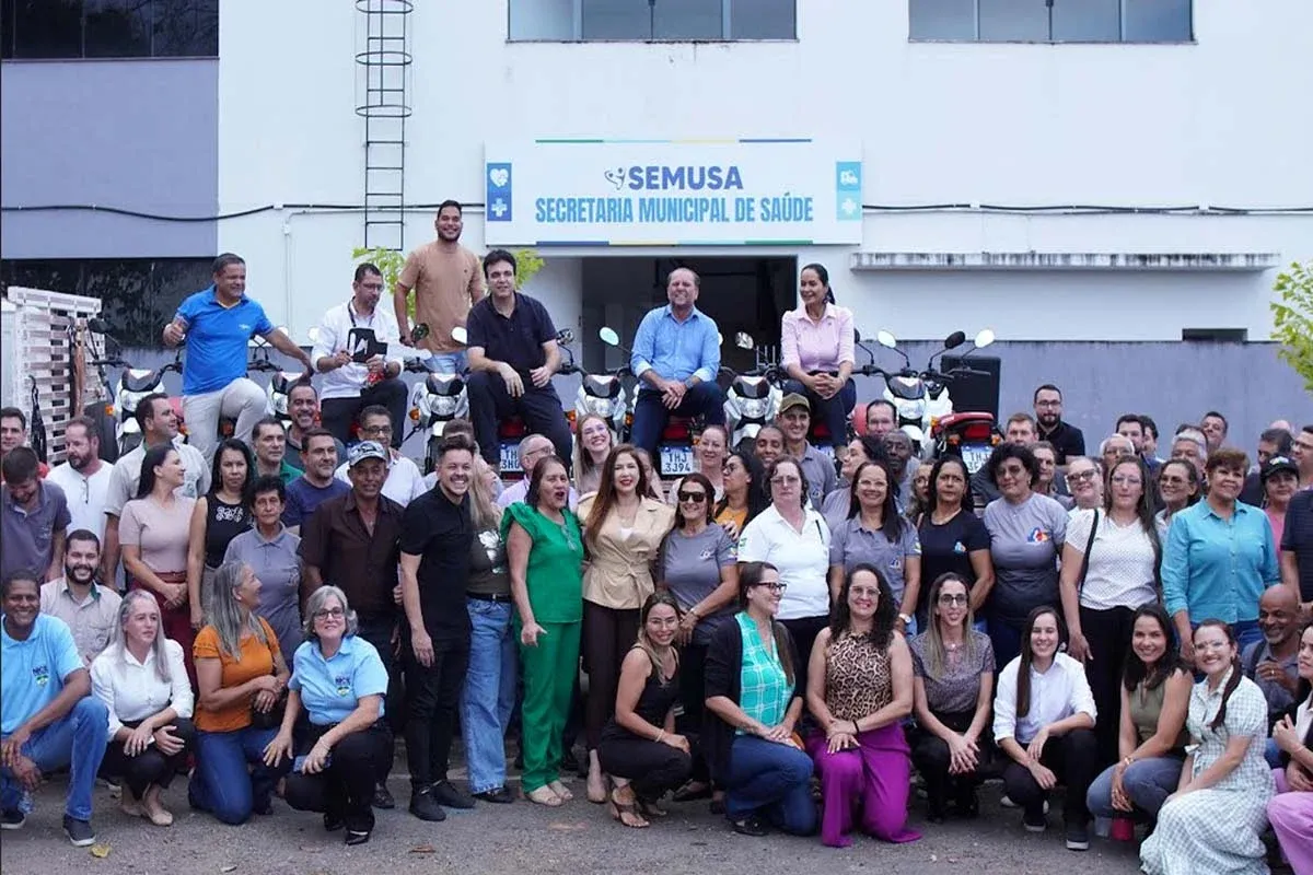 Mobilidade - Deputado Cirone assegura recursos e agentes de saúde de Cacoal recebem motocicletas