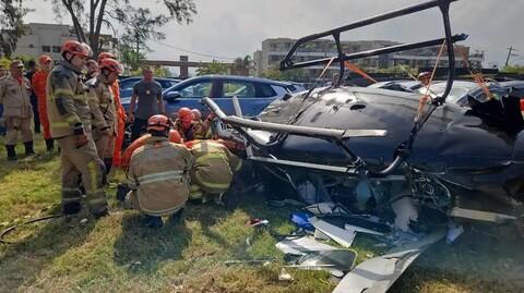 Nacional - Identificados todos os 6 mortos da colisão entre helicópteros no Rio de Janeiro