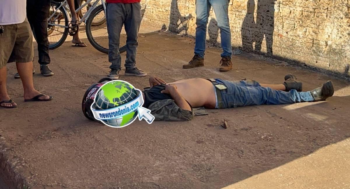Polícia -  Acidente entre duas motos deixa quatro feridos no bairro JK