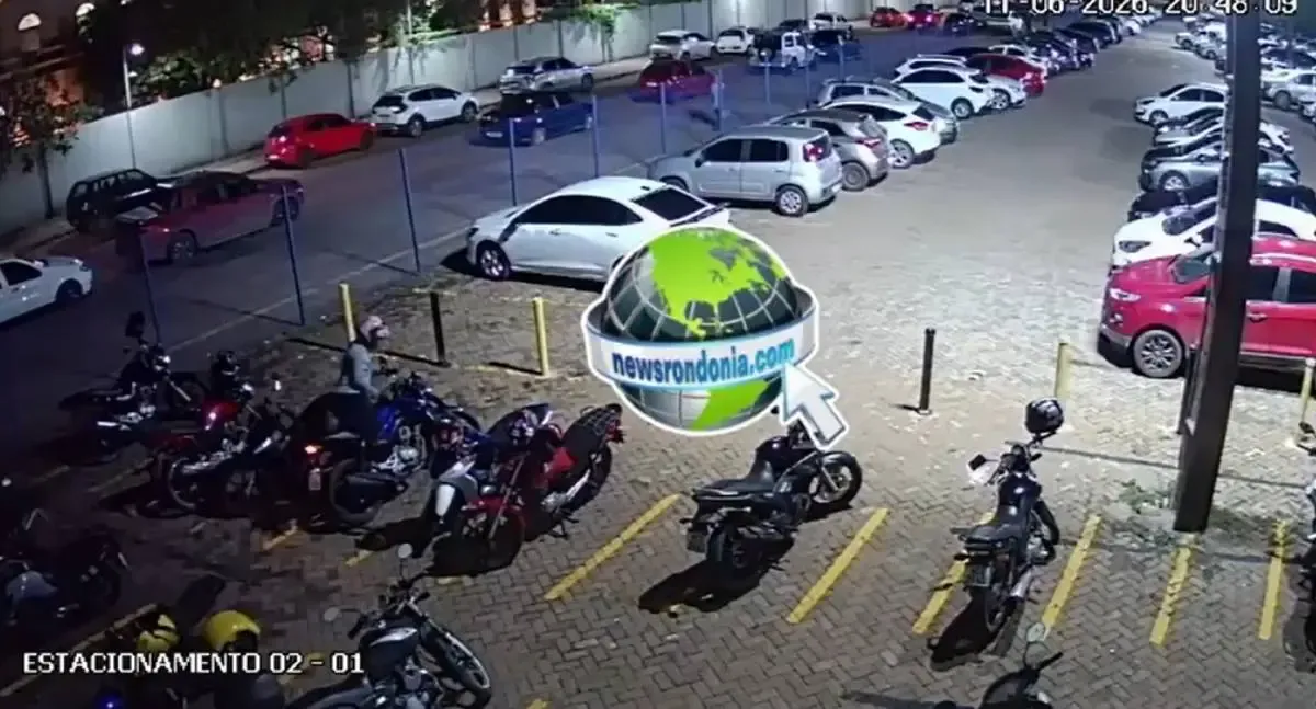 Polícia - Câmeras flagram furto de motocicleta no bairro Jardim Eldorado