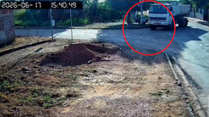 PONTO CEGO FATAL - Motociclista morre na UPA após ser esmagado por caminhão em MT; vídeo mostra tudo