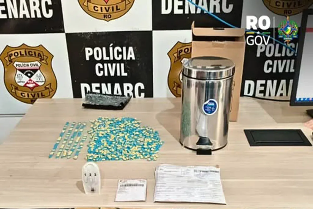Porto Velho - Polícia Civil apreende mais de mil comprimidos de ecstasy durante Operação