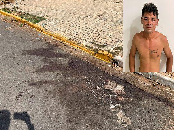 VÍDEO - Homem morre no Hospital Regional após ser brutalmente esfaqueado 10 vez no meio da rua; vídeo mostra detalhes do crime