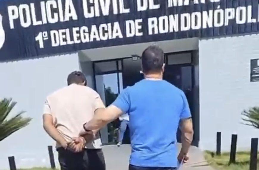 VÍDEO - ‘Louco de amor’ invade casa do atual namorado da ex, tenta roubar moto e agride o casal em Rondonópolis; vídeo