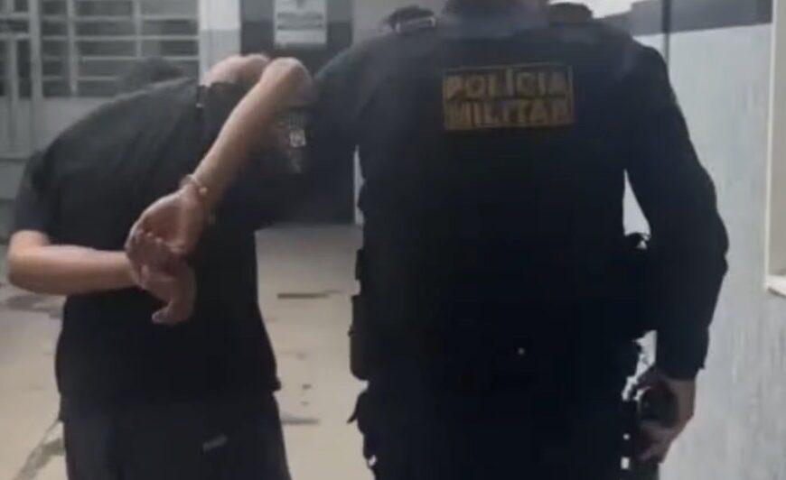 VÍDEO - Rápida caçada: faccionado suspeito de executar jovem com tiro na testa é preso em flagrante em MT; vídeo
