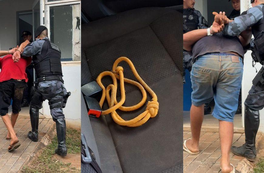 VÍDEO - TENTATIVA DE SEQUESTRO Morador amarrado escapa de ‘salve’ após quase ser enforcado dentro de casa em MT; vídeo