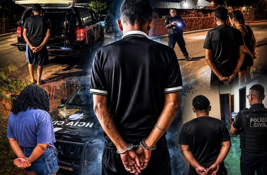 VÍDEO - Tribunal do crime da facção entra na mira da PC em megaoperação em MT; veja prisões