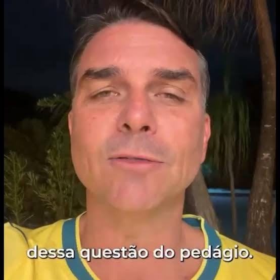 Eleições - Vídeo: Flávio Bolsonaro reforça apoio a Marcos Rogério e fala em revisar pedágio da BR-364