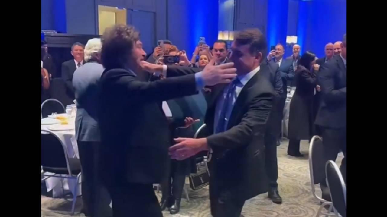Em 25 de julho - Milei virá visitar Bolsonaro e apoiar Flávio contra Lula