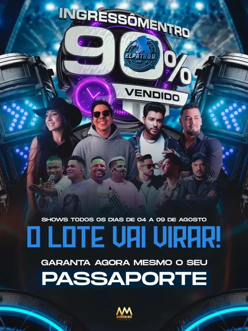 Expoagro: El Patron vende 90% do lote de ingressos e confirma Thiago Carvalho