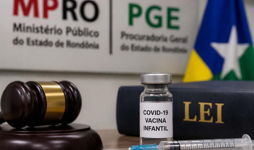 MPRO e PGE contestam lei sobre vacina infantil contra Covid-19