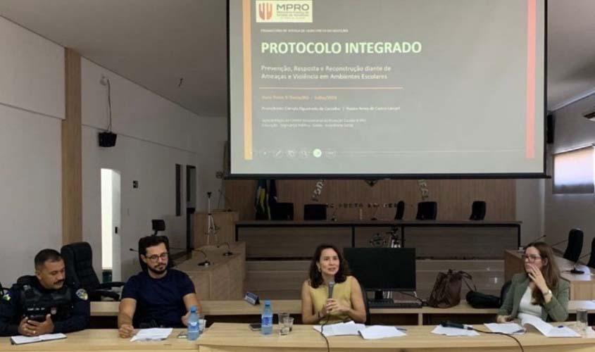 MPRO lança protocolo para prevenção em escolas