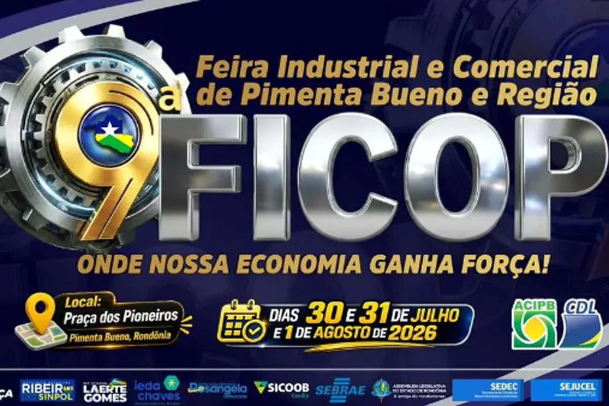 NEGÓCIOS FICOP 2026 é anunciada oficialmente e promete movimentar Pimenta Bueno e região