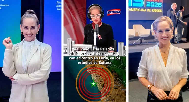 Notícias - Apresentadora peruana mantém a calma durante forte tremor de terra ao vivo e tranquiliza público