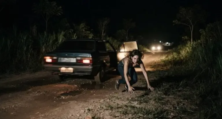 Polícia - Mulher pula de carro em movimento para escapar de agressor em RO