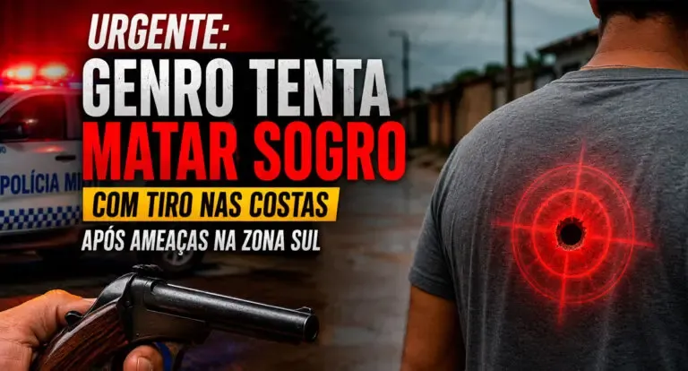 Polícia - Porto Velho: homem é baleado nas costas após ataque do genro na zona sul