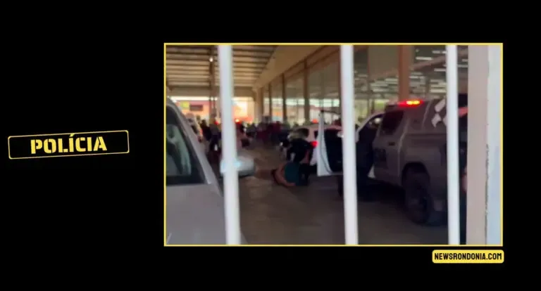 Polícia - Vídeo mostra momento da prisão de três suspeitos no Supermercado IG em Porto Velho