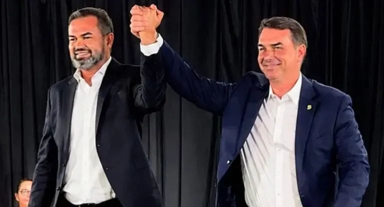 Política - Bruno Scheid recebe apoio de Flávio Bolsonaro para disputa ao Senado em RO