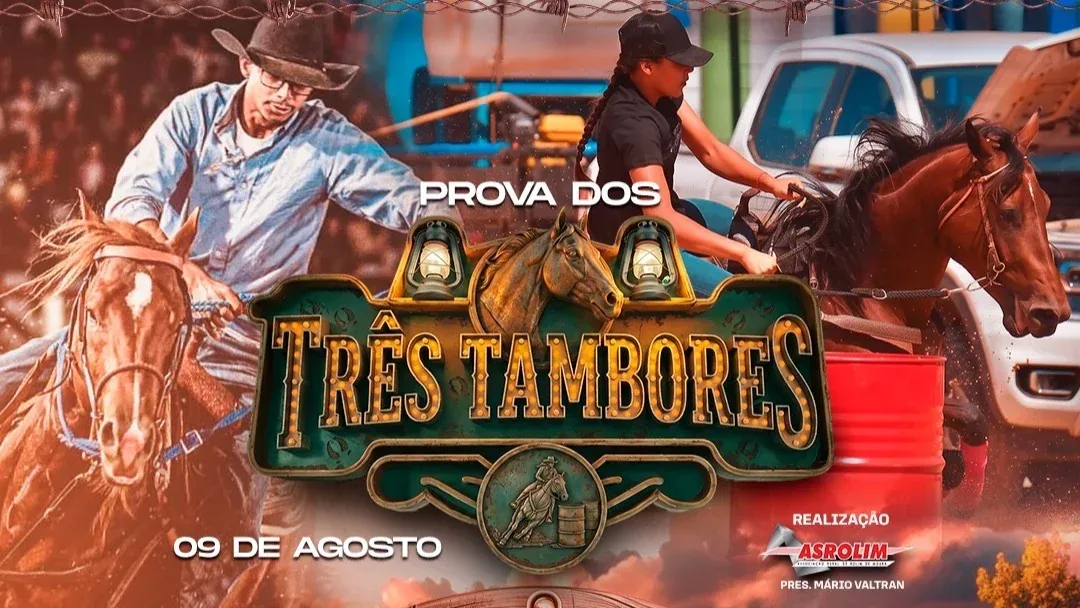 Prova dos Três Tambores movimenta a 37ª Expoagro de Rolim de Moura com mais de R$ 14 mil em premiações