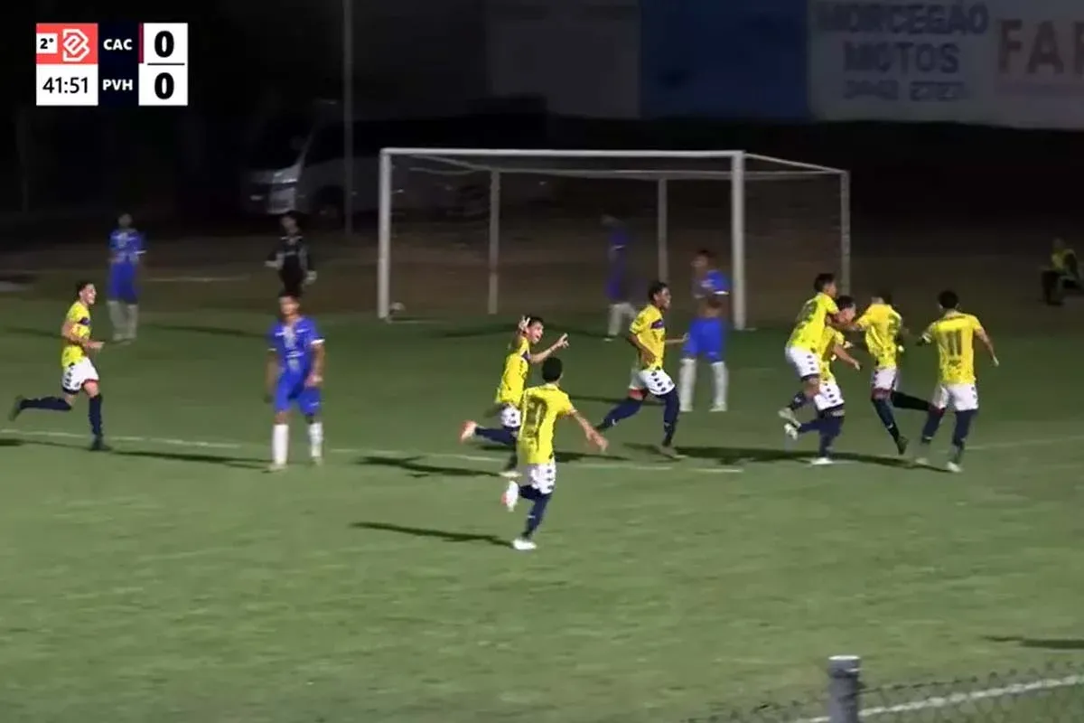 Rondoniense 2026 - Com gol no fim Gazin Porto Velho vence União Cacoalense e decide Rondoniense Sub-20 com o Ji-Paraná