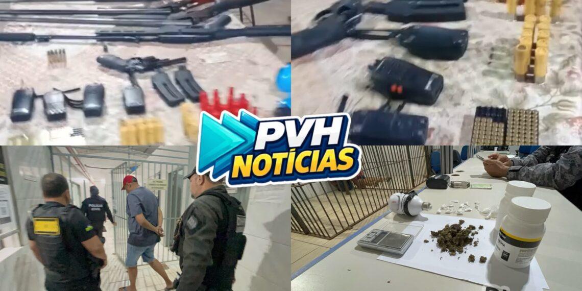 URGENTE: Operação Audácia XI mira facção criminosa e apreende armas em Porto Velho
