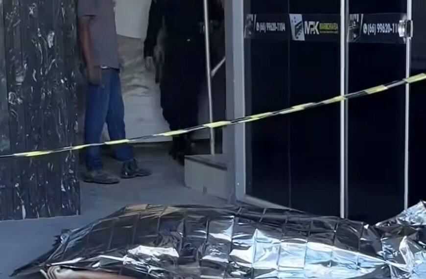 VÍDEO - Ex-PM faccionado é assassinado com tiros de fuzil em frente a empresa em MT; vídeo 