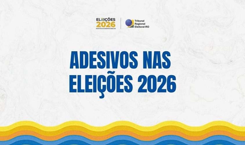 Adesivos nas Eleições 2026: saiba onde pode e onde não pode usar!