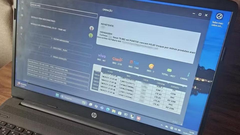 Brasil - Golpistas usam antenas falsas para bloquear sinal e enviar até 100 mil SMS fraudulentos por dia